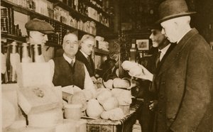 Buying haggis, London by English Photographer